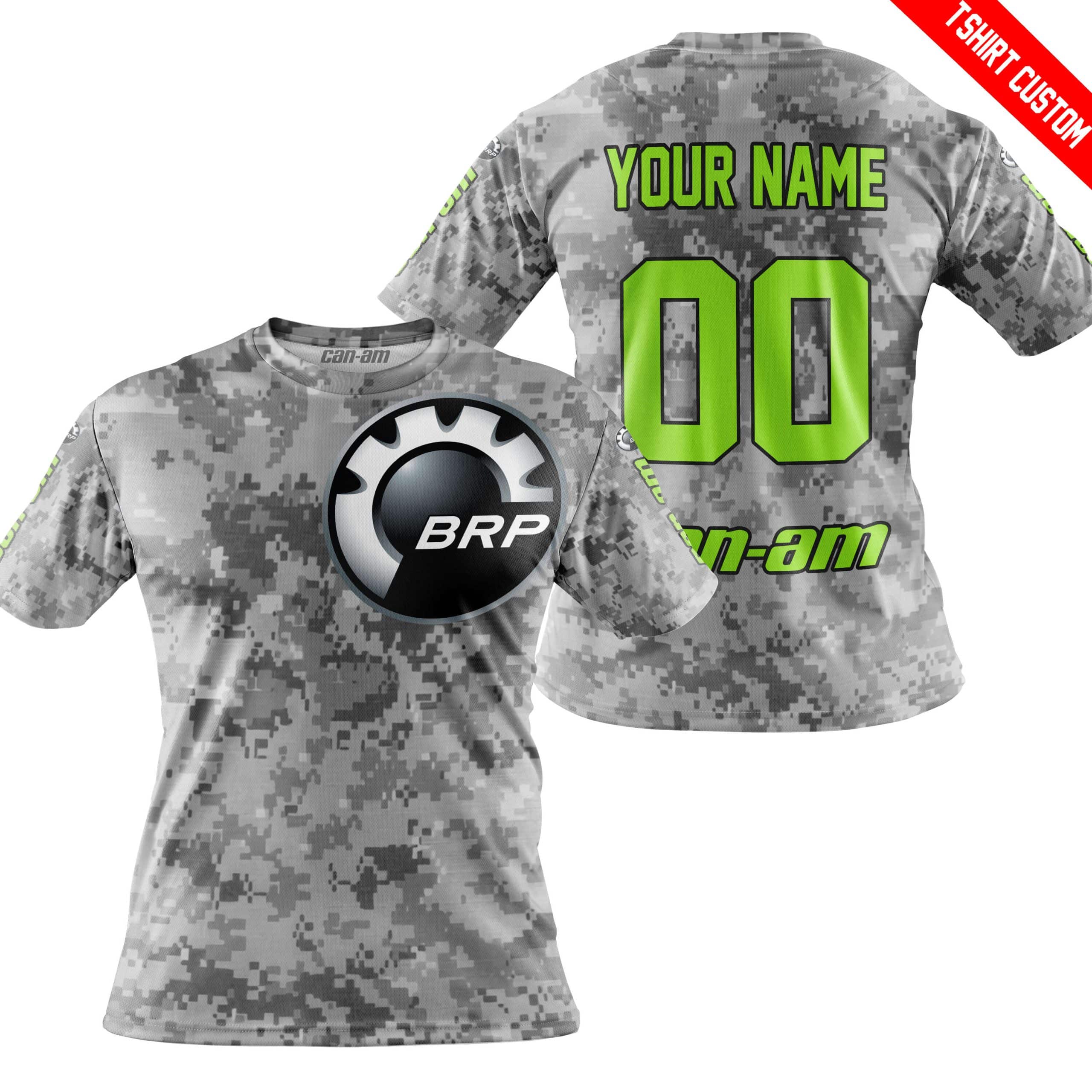 LIMITED EDITION PRODUCTS - US ARMY V1 - CAN AM RACING - CUSTOM NAME - GREEN 1 - Image 3