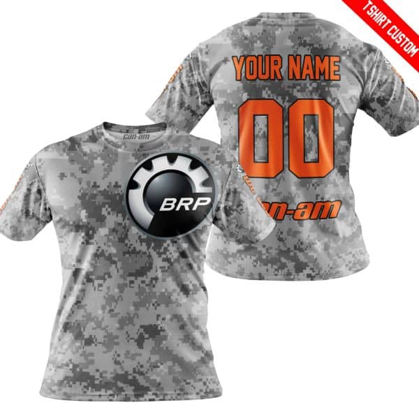 LIMITED EDITION PRODUCTS - US ARMY V1 - CAN AM RACING - CUSTOM NAME - ORANGE - Image 3