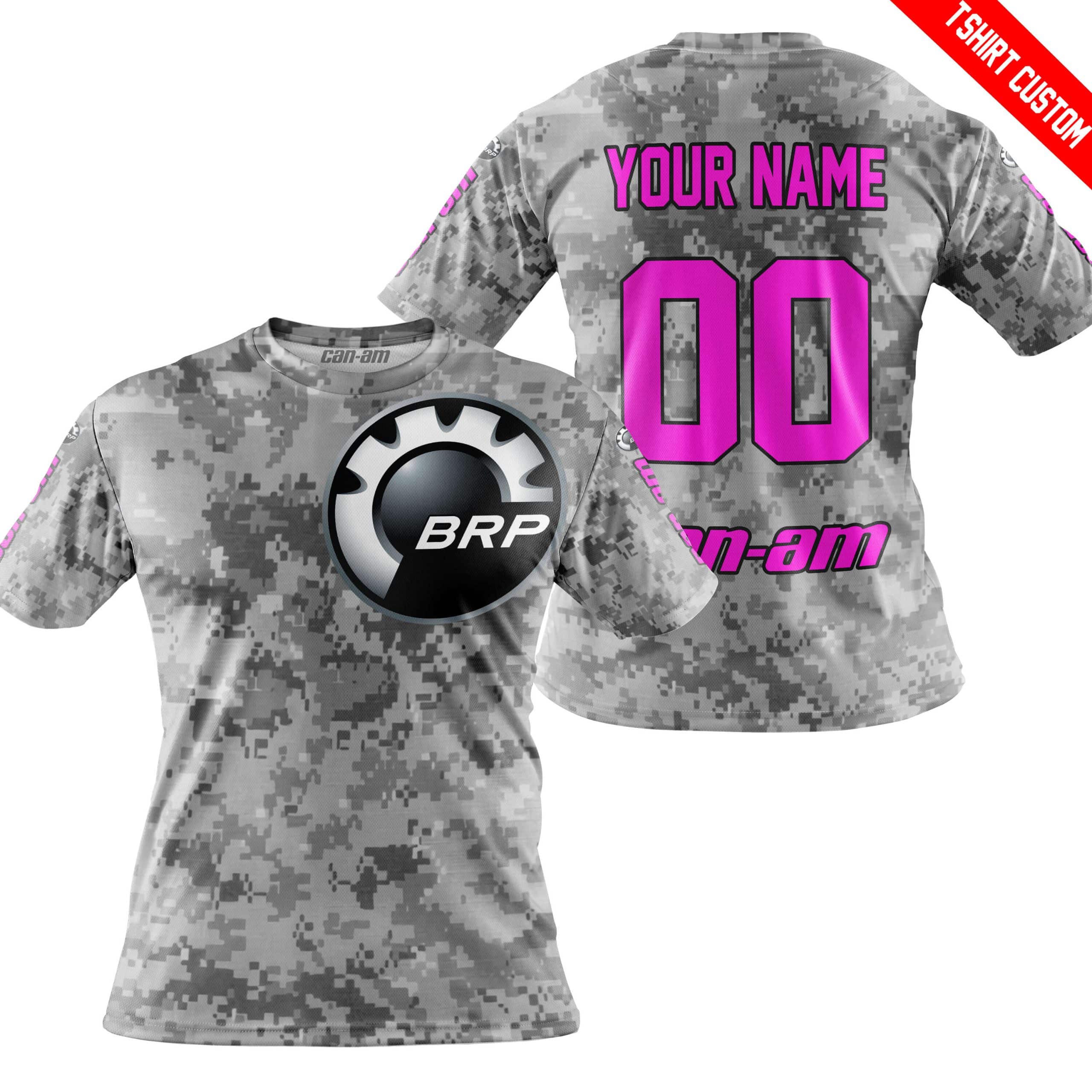 LIMITED EDITION PRODUCTS - US ARMY V1 - CAN AM RACING - CUSTOM NAME - PINK - Image 3