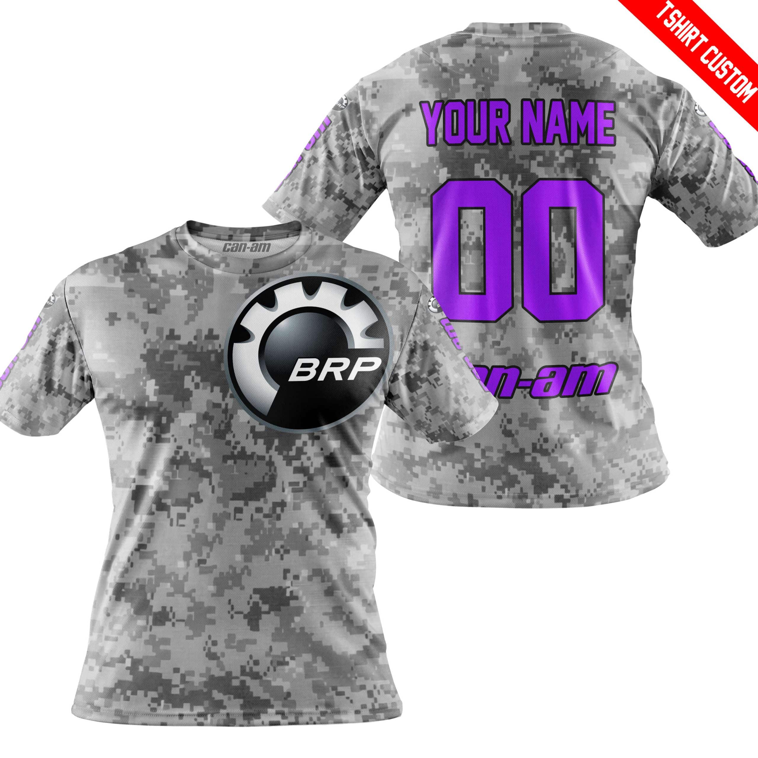 LIMITED EDITION PRODUCTS - US ARMY V1 - CAN AM RACING - CUSTOM NAME - PURPLE - Image 3