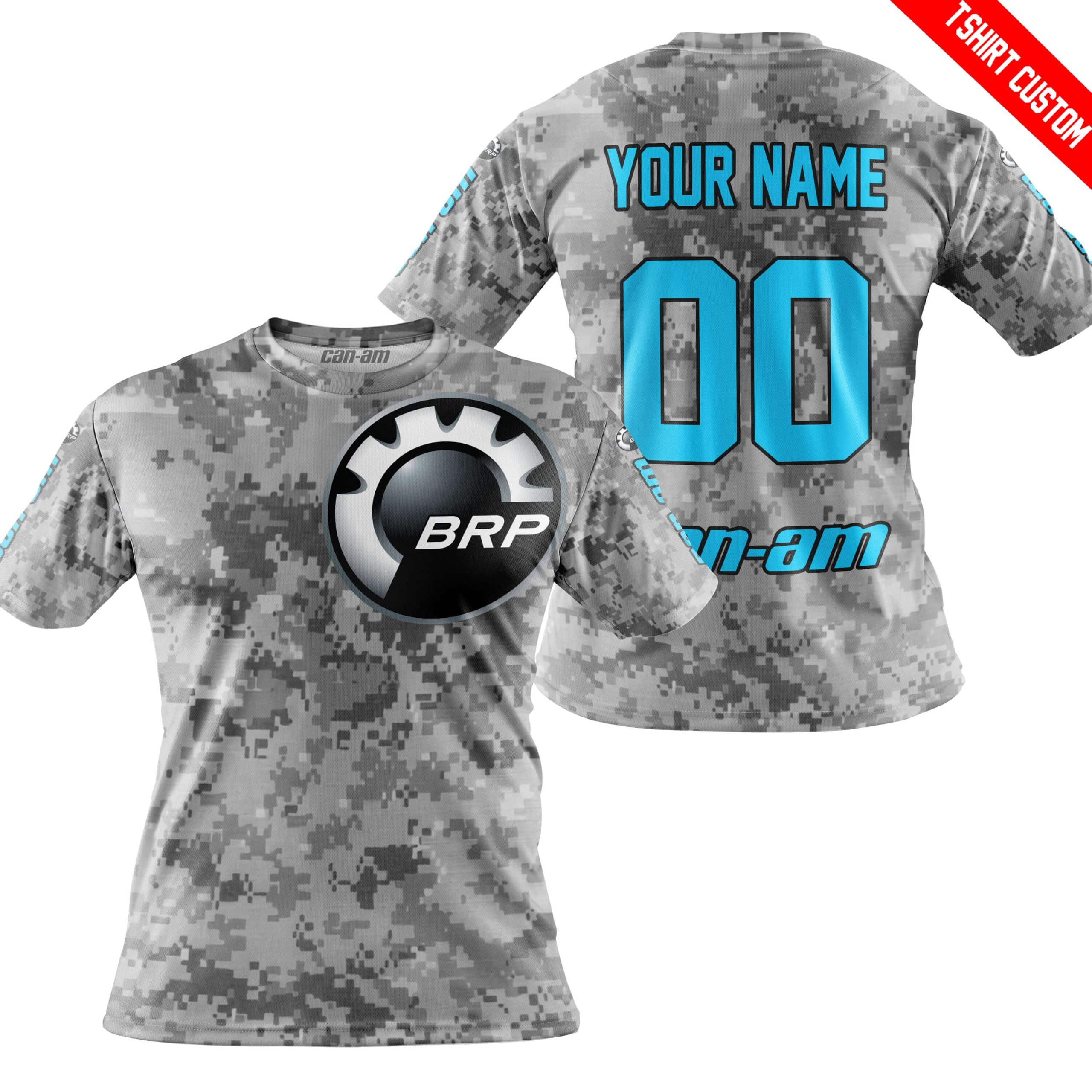 LIMITED EDITION PRODUCTS - US ARMY V1 - CAN AM RACING - CUSTOM NAME - SKY BLUE - Image 3