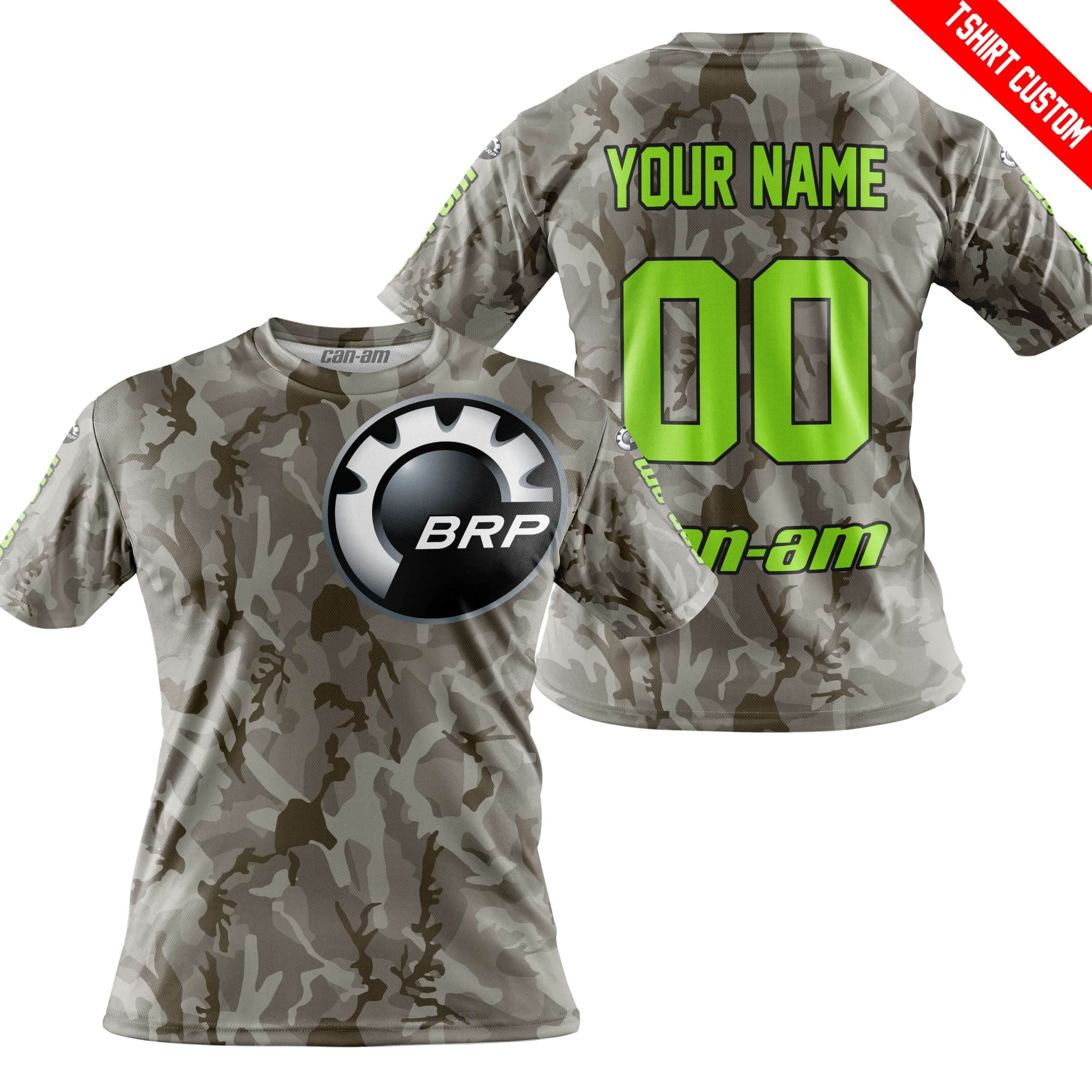 LIMITED EDITION PRODUCTS - US ARMY V2 - CAN AM RACING - CUSTOM NAME - GREEN 1 - Image 3