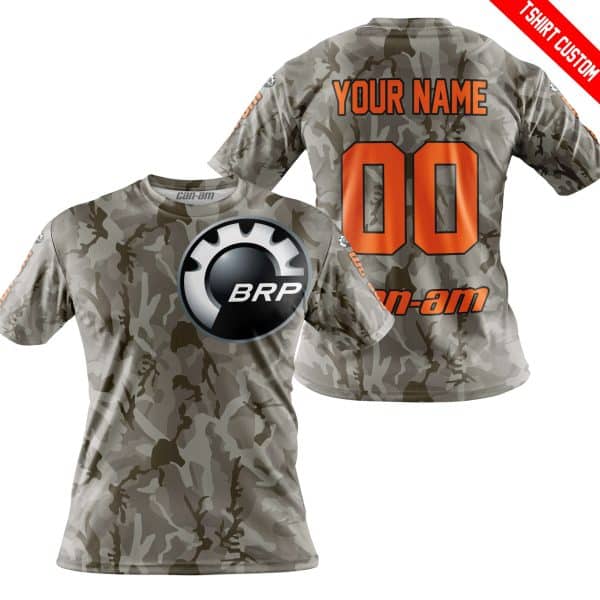 LIMITED EDITION PRODUCTS - US ARMY V2 - CAN AM RACING - CUSTOM NAME - ORANGE - Image 3