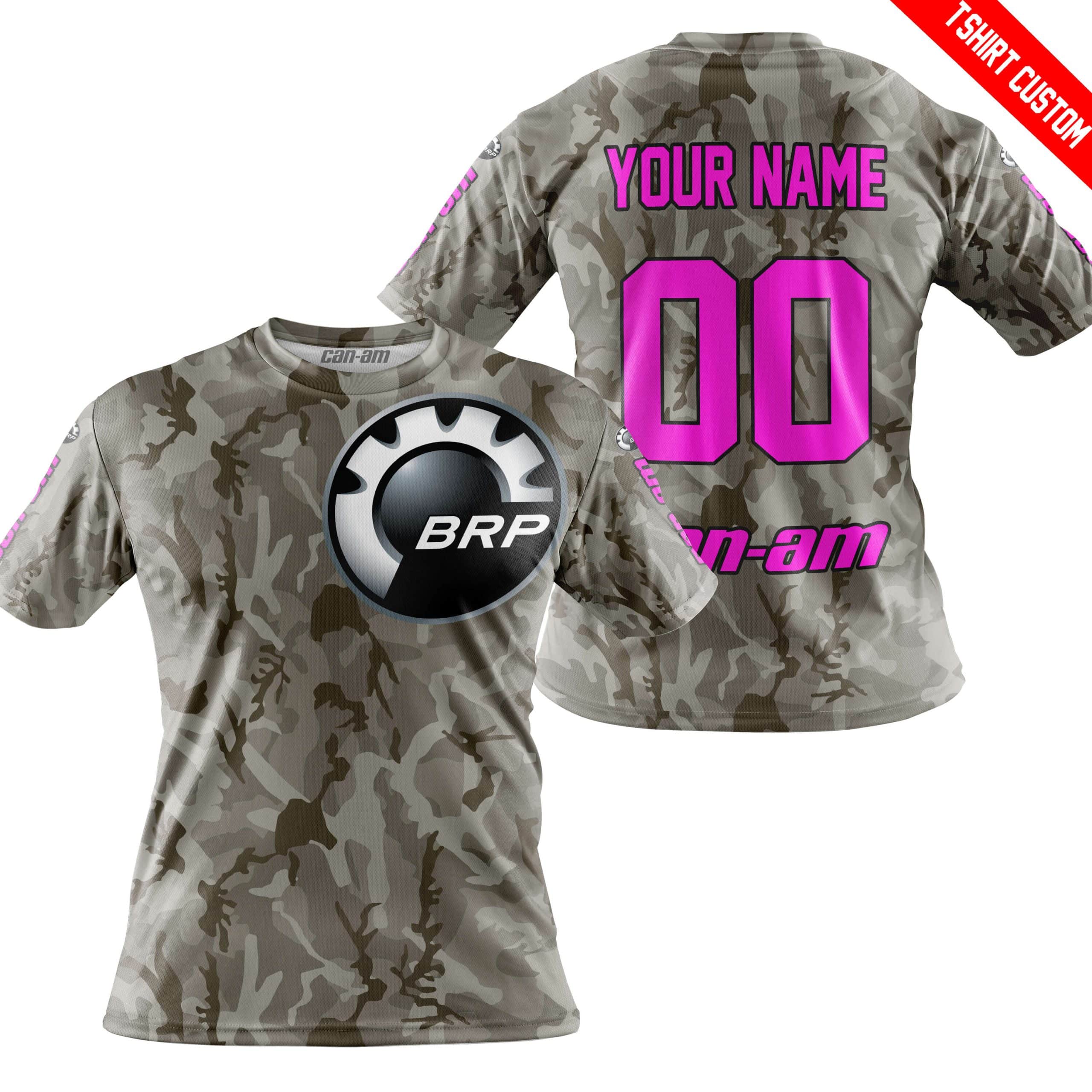 LIMITED EDITION PRODUCTS - US ARMY V2 - CAN AM RACING - CUSTOM NAME - PINK - Image 3
