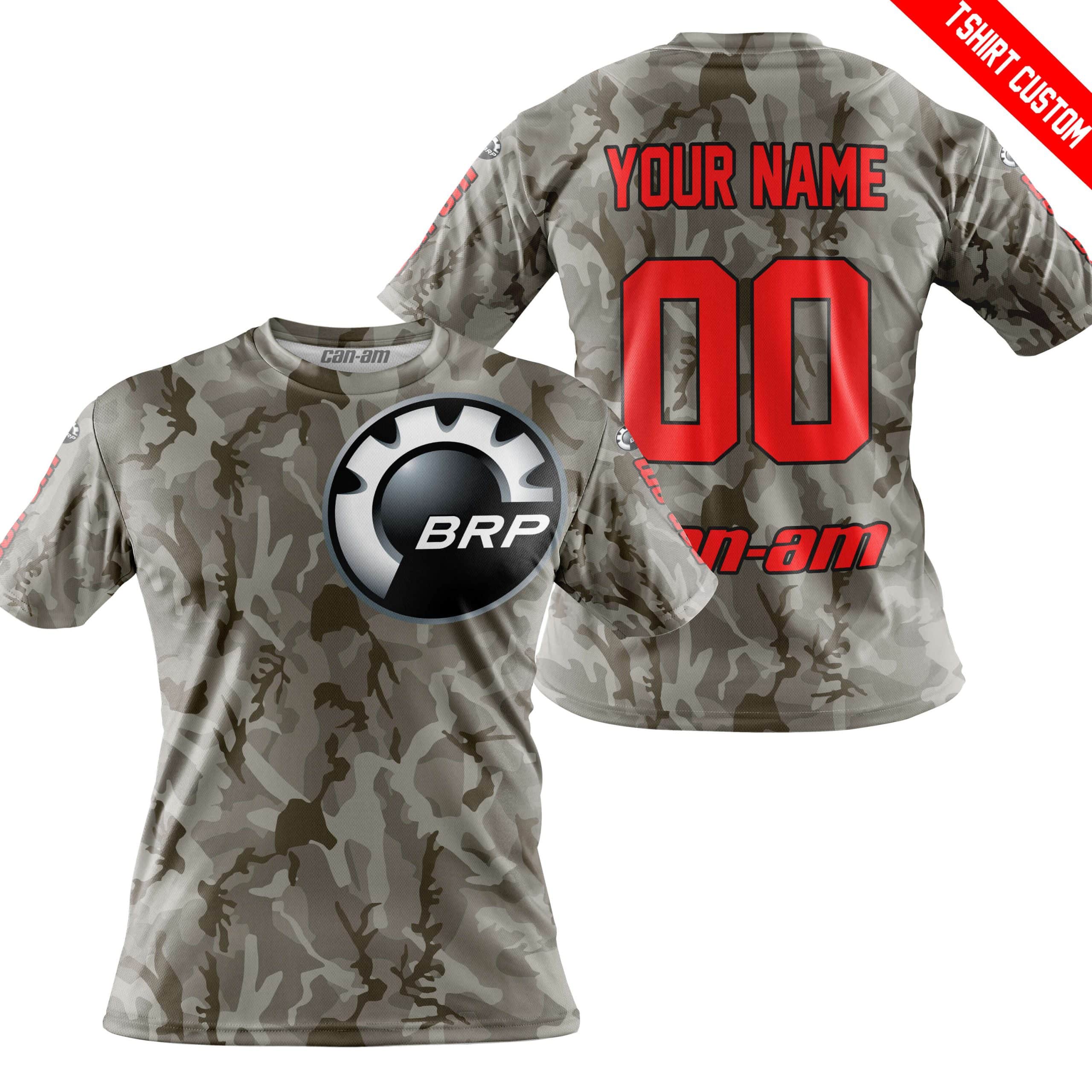 LIMITED EDITION PRODUCTS - US ARMY V2 - CAN AM RACING - CUSTOM NAME - RED - Image 3