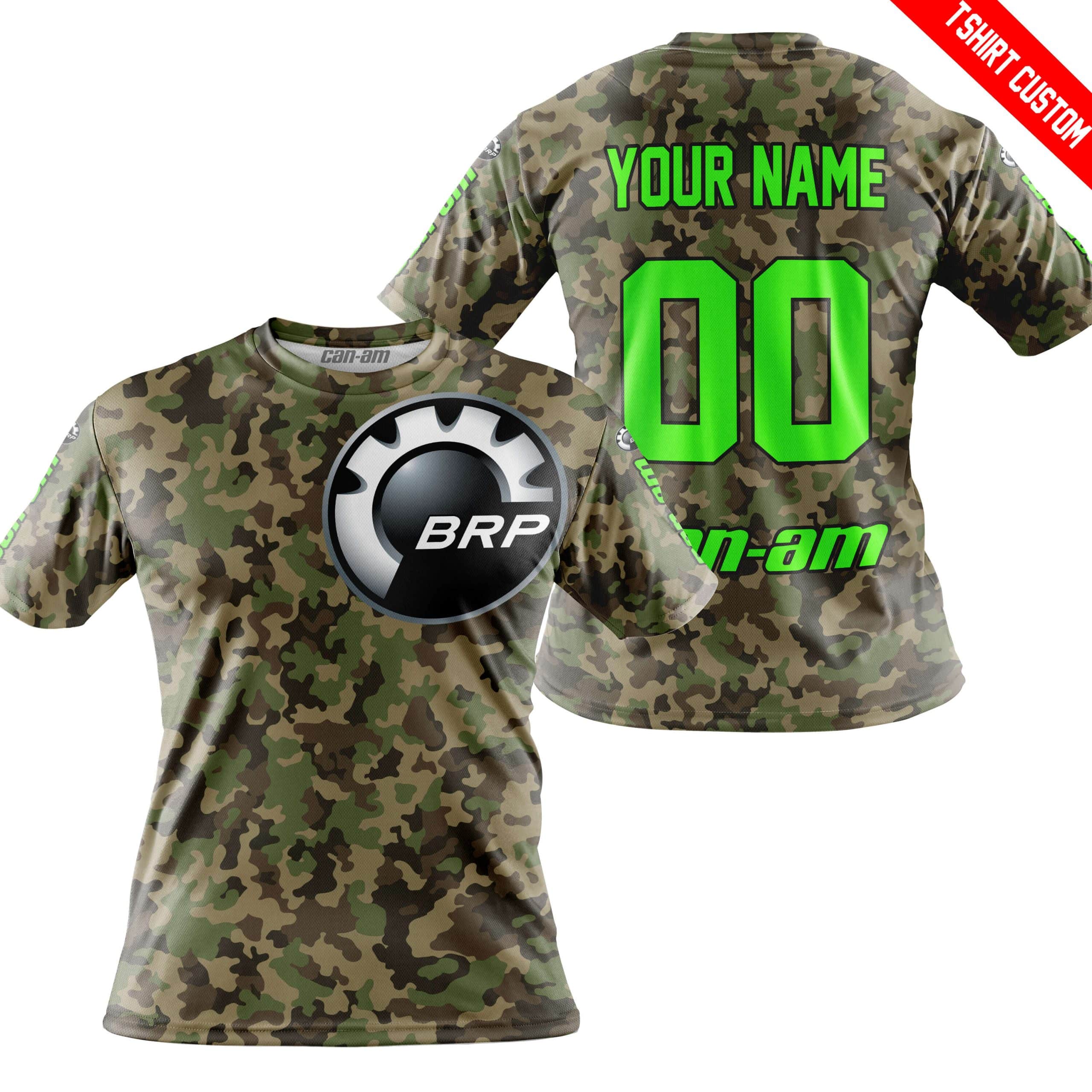 LIMITED EDITION PRODUCTS - US ARMY V3 - CAN AM RACING - CUSTOM NAME - GREEN - Image 3