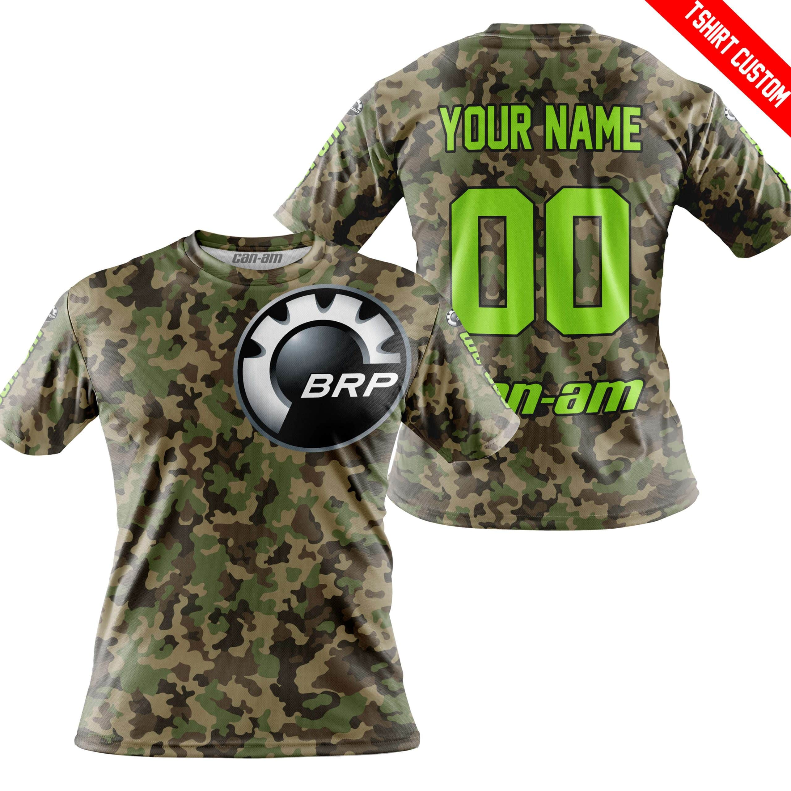 LIMITED EDITION PRODUCTS - US ARMY V3 - CAN AM RACING - CUSTOM NAME - GREEN 1 - Image 3