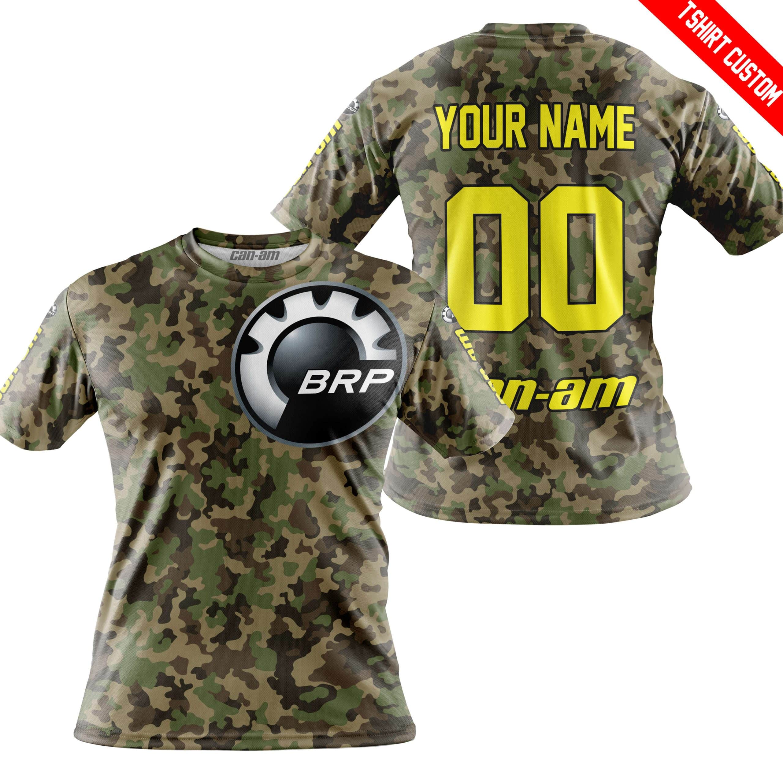 LIMITED EDITION PRODUCTS - US ARMY V3 - CAN AM RACING - CUSTOM NAME - YELLOW - Image 3