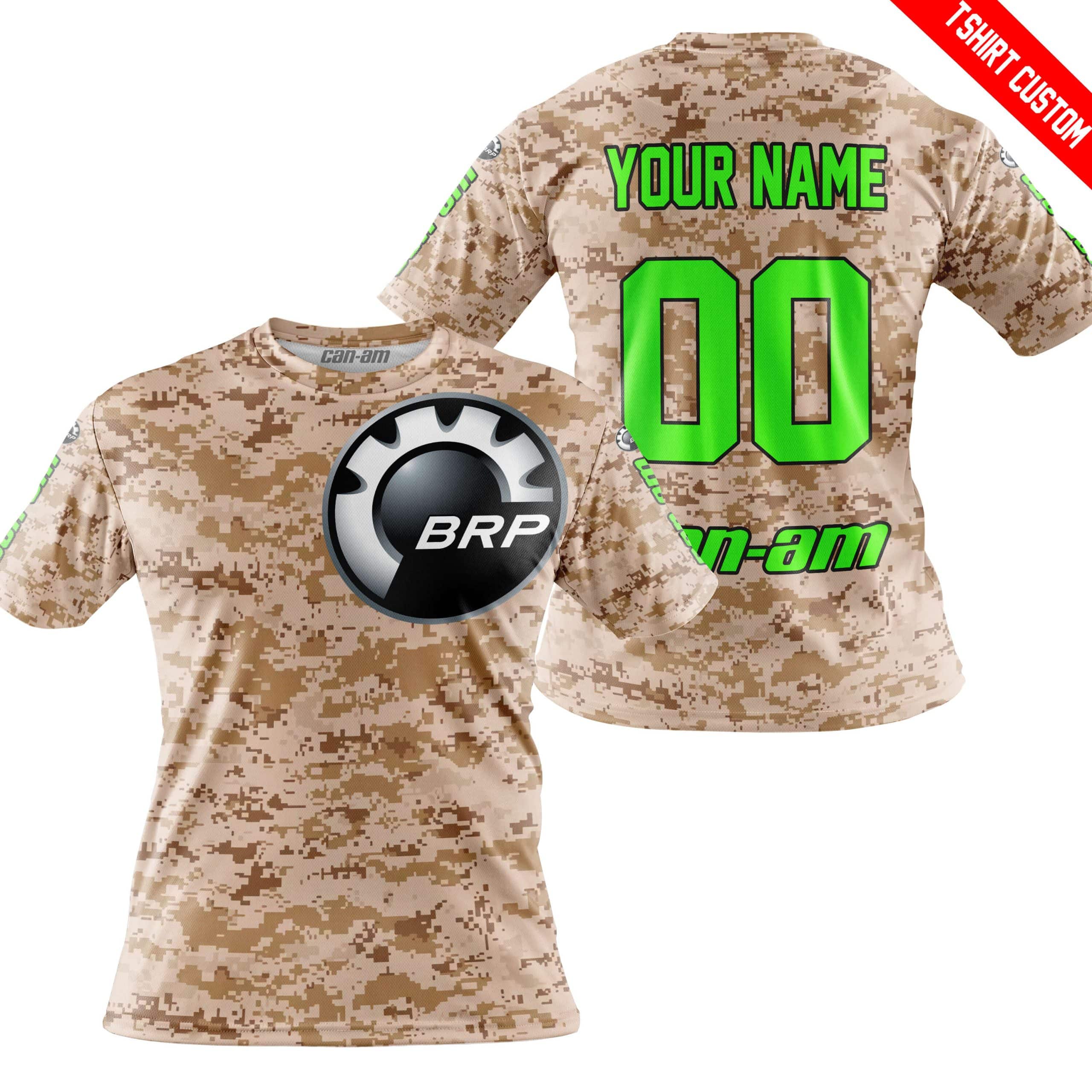 LIMITED EDITION PRODUCTS - US MARINE - CAN AM RACING - CUSTOM NAME - GREEN - Image 3