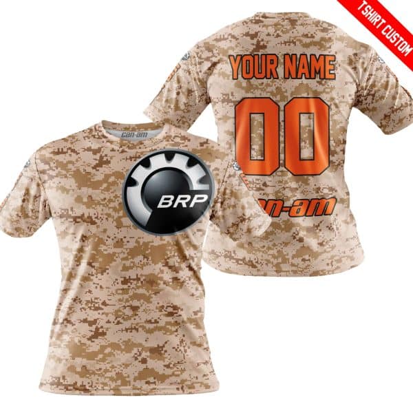 LIMITED EDITION PRODUCTS - US MARINE - CAN AM RACING - CUSTOM NAME - ORANGE - Image 3