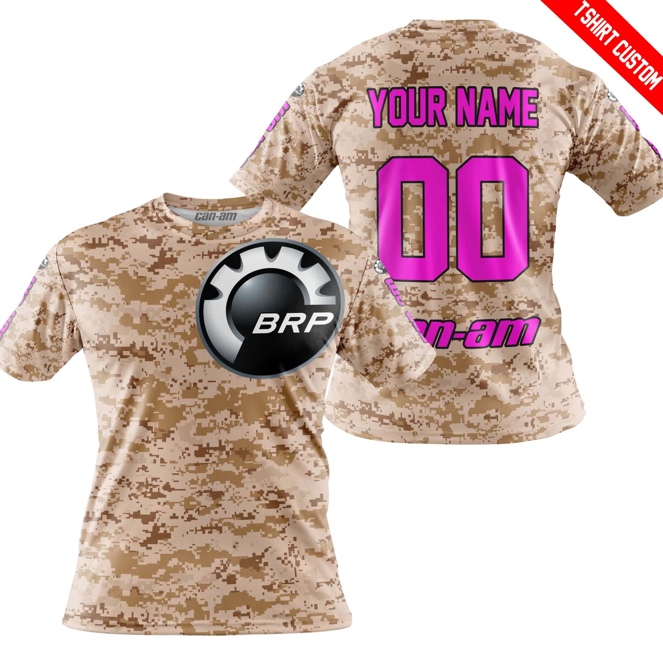 LIMITED EDITION PRODUCTS - US MARINE - CAN AM RACING - CUSTOM NAME - PINK - Image 3
