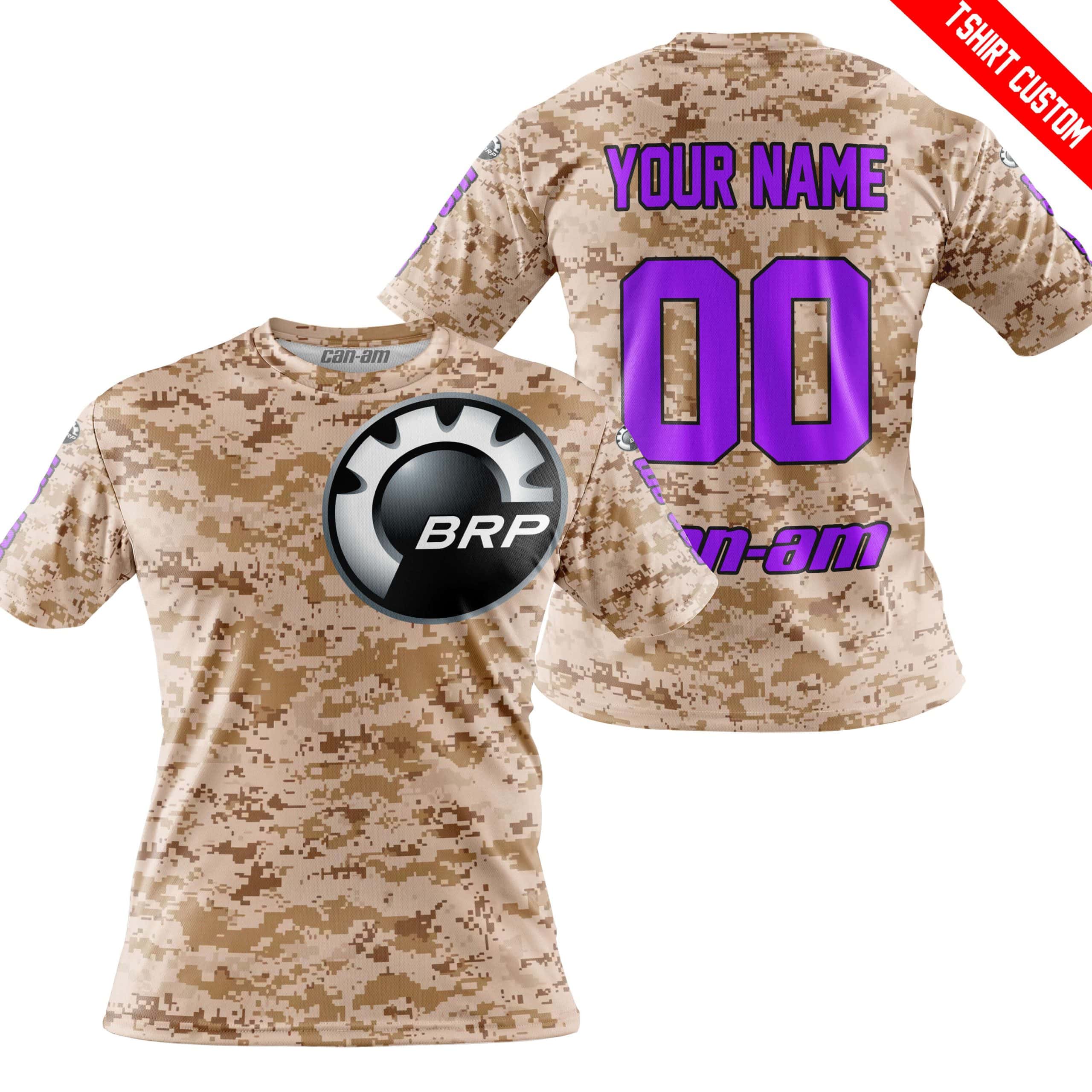 LIMITED EDITION PRODUCTS - US MARINE - CAN AM RACING - CUSTOM NAME - PURPLE - Image 3