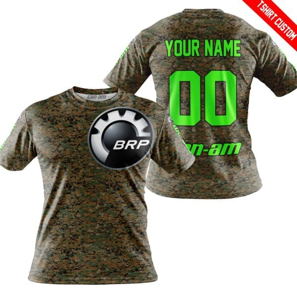 LIMITED EDITION PRODUCTS - US MARINE V1 - CAN AM RACING - CUSTOM NAME - GREEN - Image 3