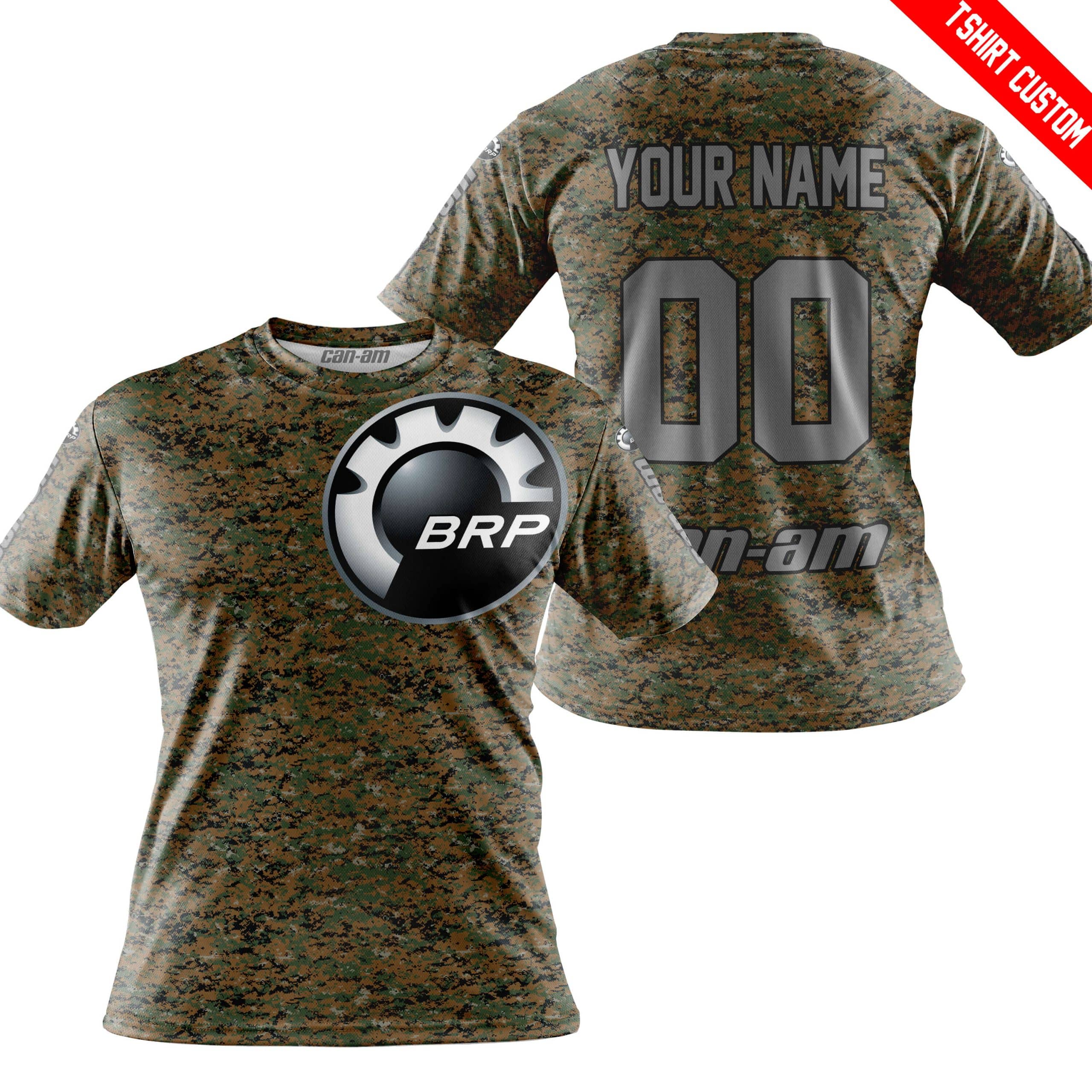 LIMITED EDITION PRODUCTS - US MARINE V1 - CAN AM RACING - CUSTOM NAME - GREY - Image 3