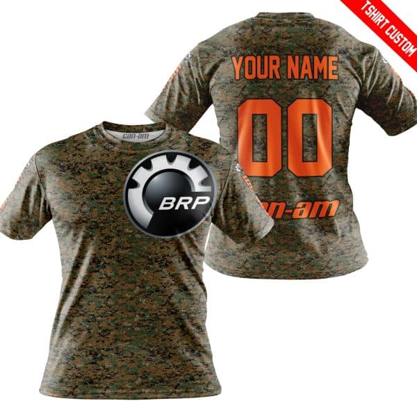 LIMITED EDITION PRODUCTS - US MARINE V1 - CAN AM RACING - CUSTOM NAME - ORANGE - Image 3