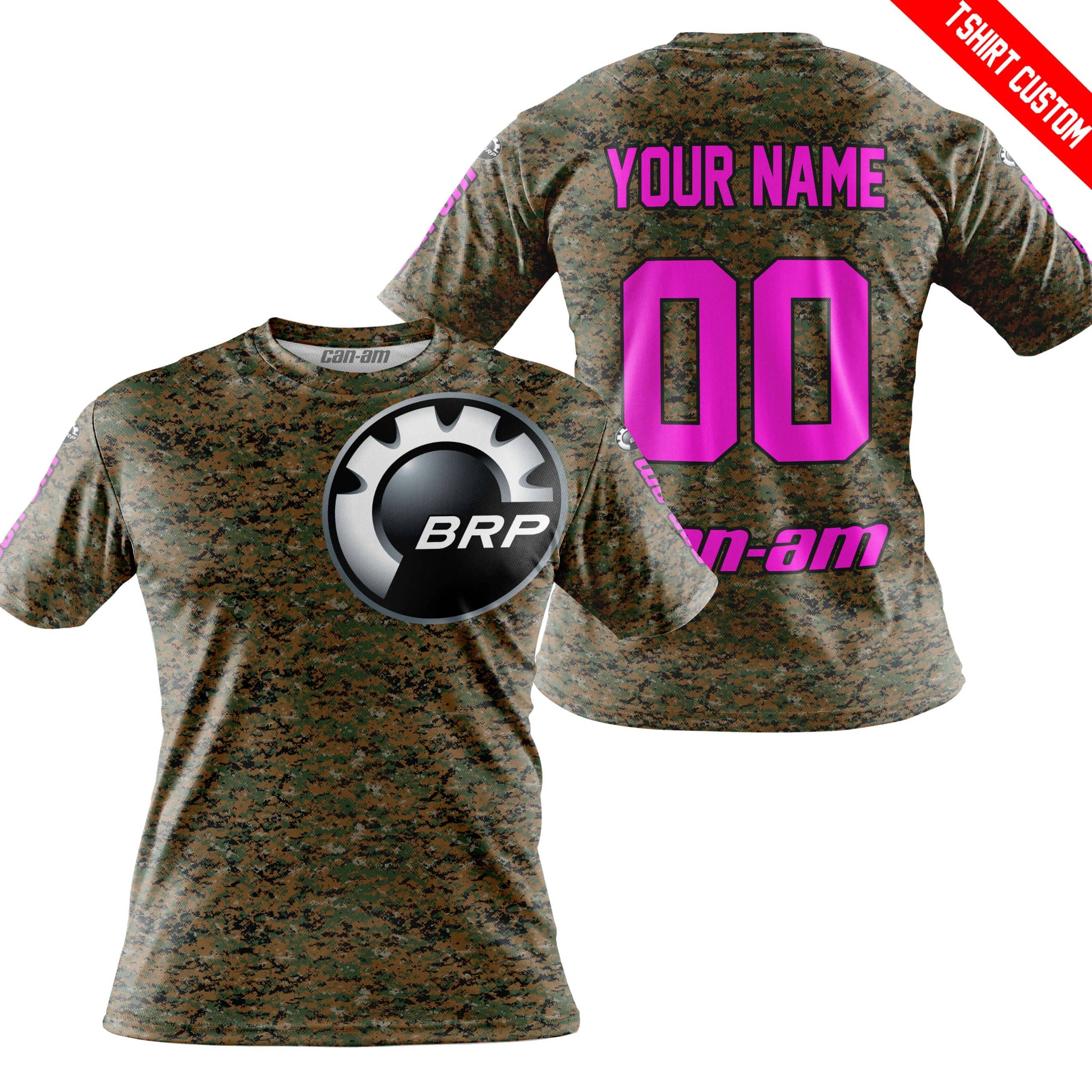 LIMITED EDITION PRODUCTS - US MARINE V1 - CAN AM RACING - CUSTOM NAME - PINK - Image 3