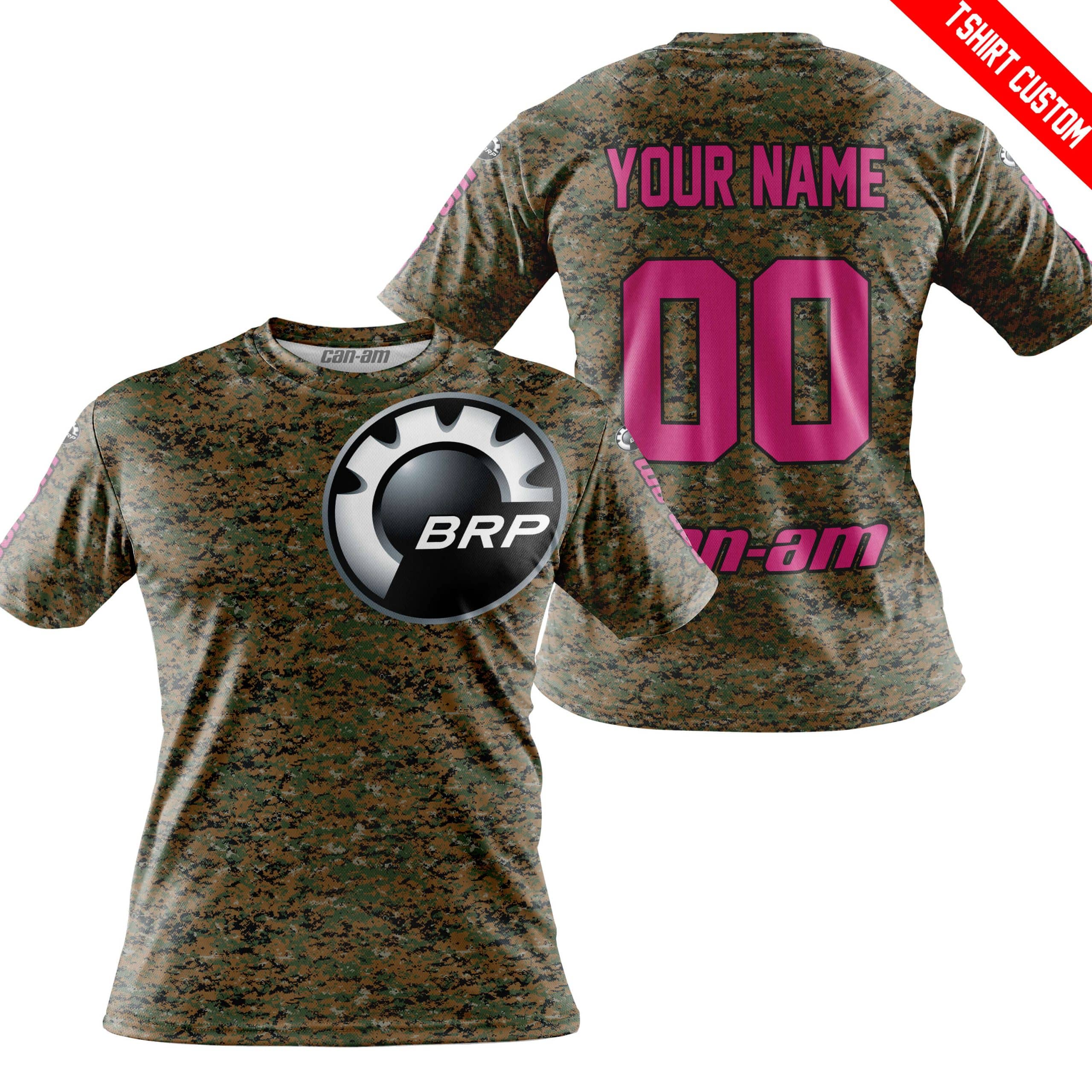 LIMITED EDITION PRODUCTS - US MARINE V1 - CAN AM RACING - CUSTOM NAME - PINK 1 - Image 3