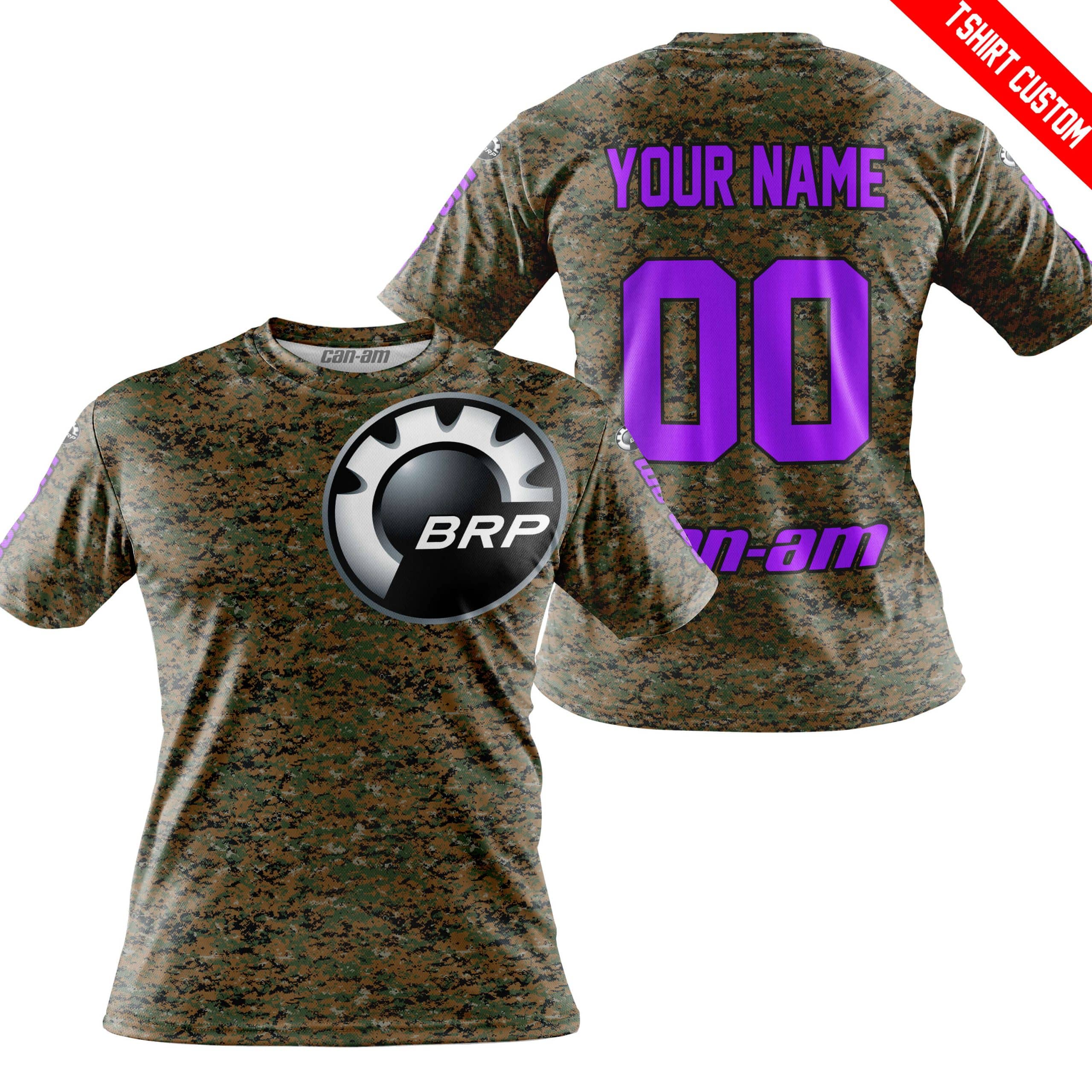 LIMITED EDITION PRODUCTS - US MARINE V1 - CAN AM RACING - CUSTOM NAME - PURPLE - Image 3