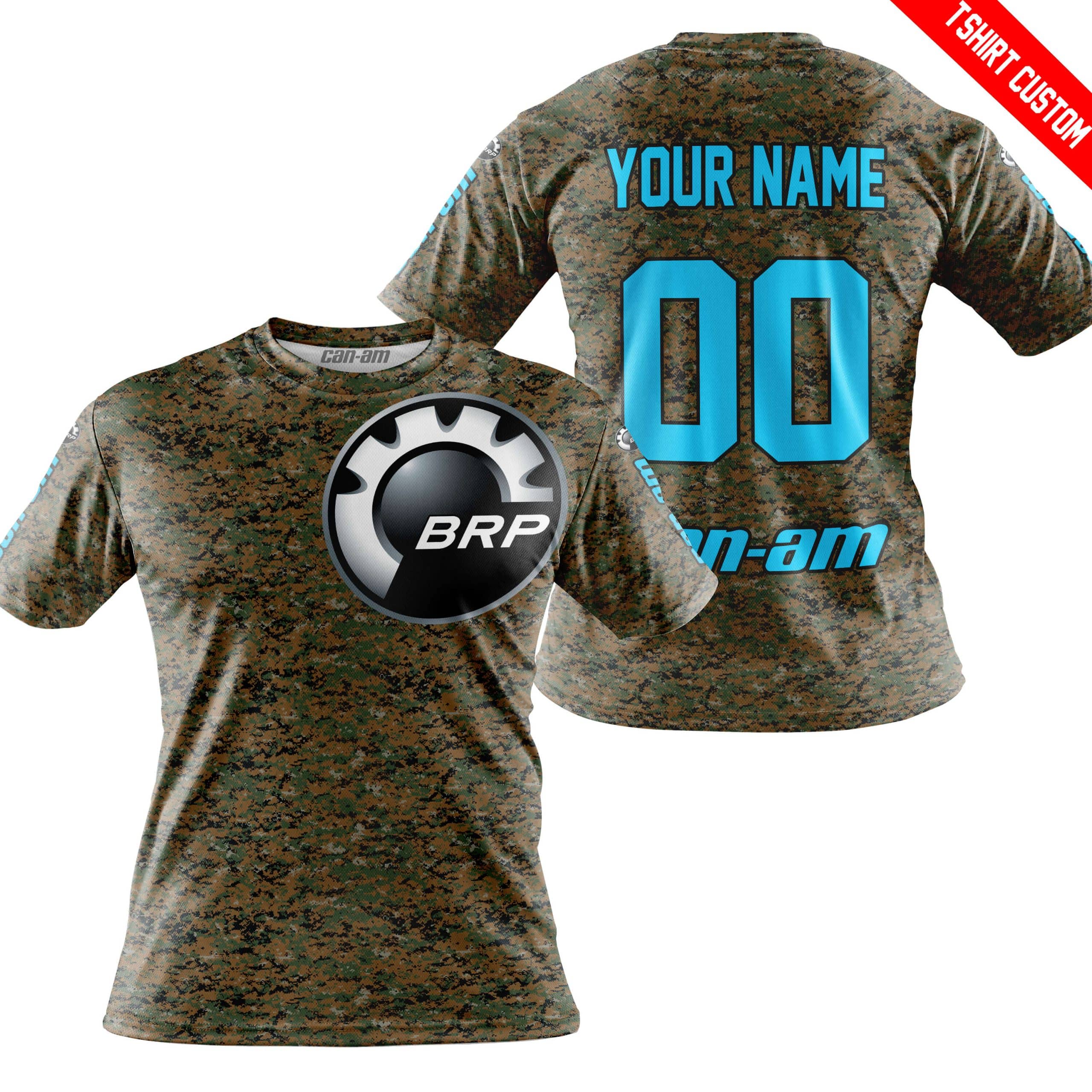 LIMITED EDITION PRODUCTS - US MARINE V1 - CAN AM RACING - CUSTOM NAME - SKY BLUE - Image 3