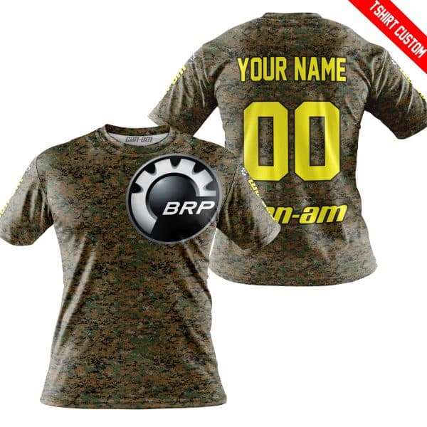 LIMITED EDITION PRODUCTS - US MARINE V1 - CAN AM RACING - CUSTOM NAME - YELLOW - Image 4