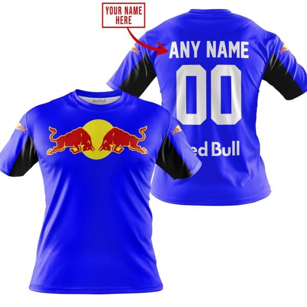 CUSTOM NAME RACING - LIMITED EDITION - REDBULL - BLUE - Image 3