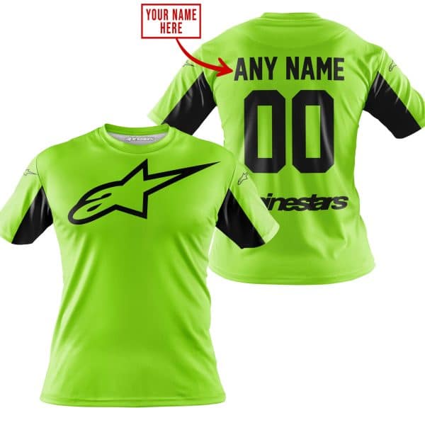 CUSTOM NAME RACING - LIMITED EDITION - ALPINESTARS - GREEN 1 V2 - Image 3