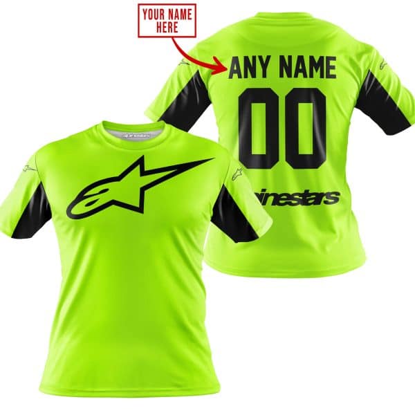 CUSTOM NAME RACING – LIMITED EDITION – ALPINESTARS – NEON V2 - Image 3