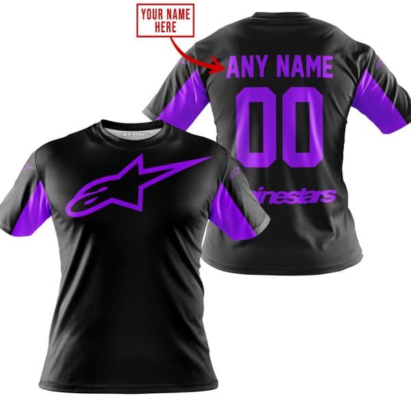 CUSTOM NAME RACING - LIMITED EDITION - ALPINESTARS - PURPLE - Image 3