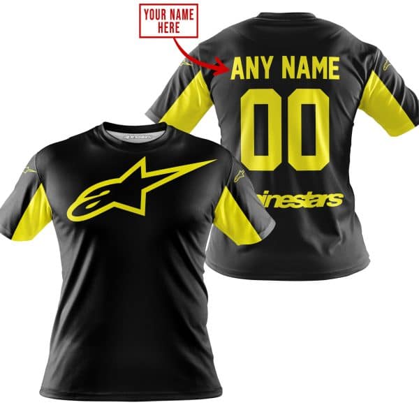 CUSTOM NAME RACING - LIMITED EDITION - ALPINESTARS - YELOW - Image 3