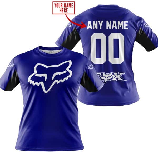 CUSTOM NAME RACING - LIMITED EDITION - FOX RACING V2 - NAVY - Image 3