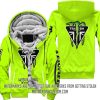 Just Fkcn Send It Monster Energy Triumph Neon  - Fleece Zip Hoodie