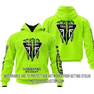 Just Fkcn Send It Monster Energy Triumph Neon