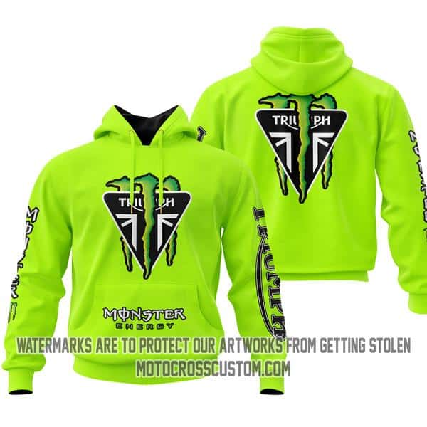 Just Fkcn Send It Monster Energy Triumph Neon